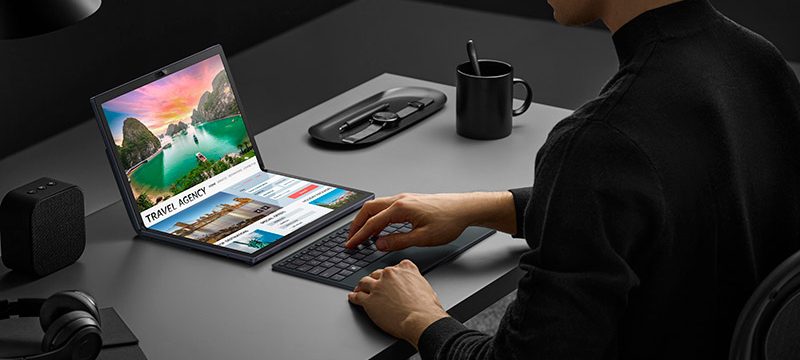 Zenbook 17 Fold OLED la primer laptop OLED plegable con Intel EVO