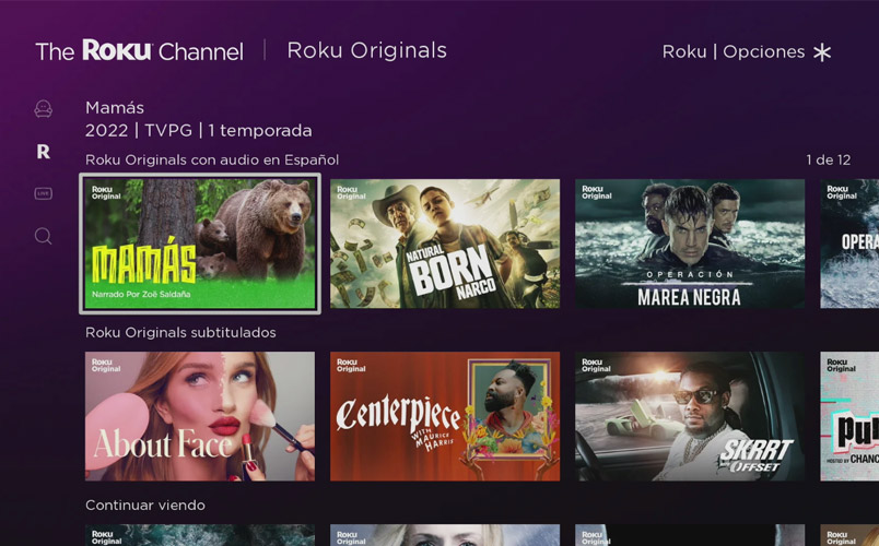 The Roku Channel y todo el contenido ya está disponible en México