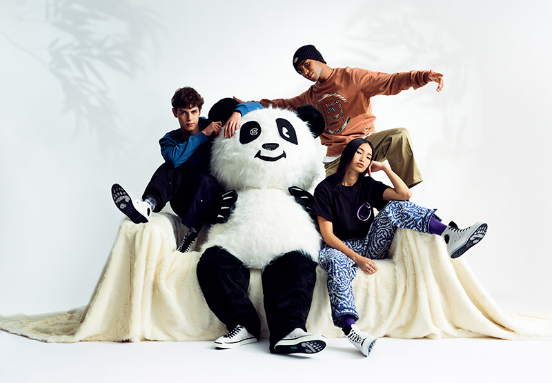 Converse x CLOT Panda