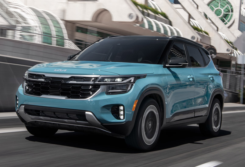 El renovado Kia Seltos 2024 en el Auto Show de Los Ángeles 2022