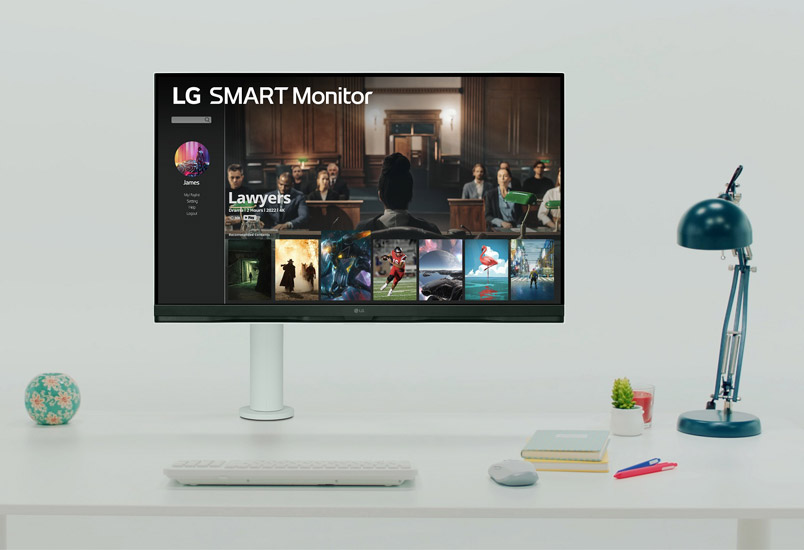 El nuevo LG SMART Monitor para productividad y entretenimiento