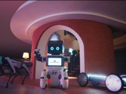 robots Hyundai Hyundai x BTS concierto