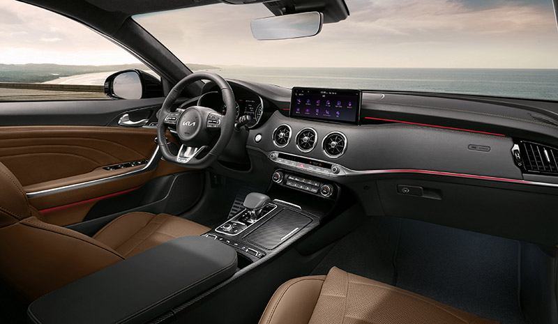 Kia Stinger Tribute Edition interior