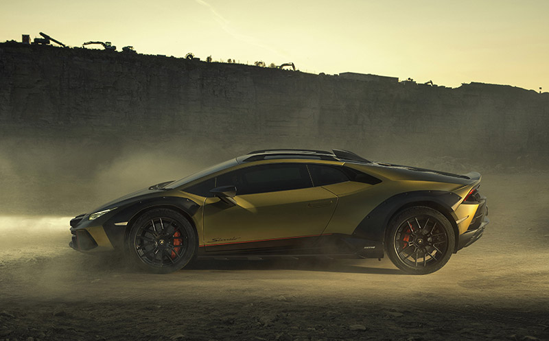 Lamborghini Huracán Sterrato presentacion lateral