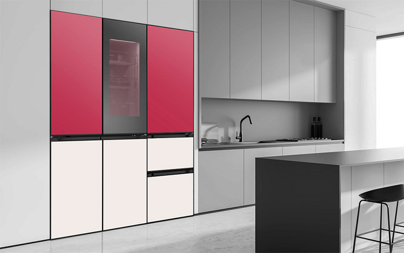 Refrigerador LG MoodUP Viva Magenta CES 2023