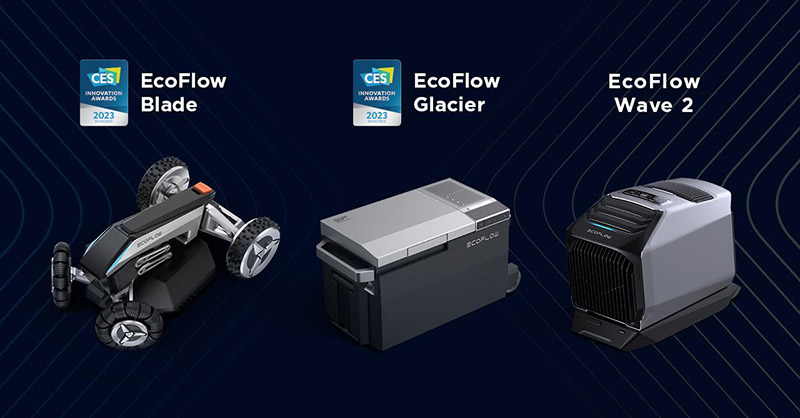 EcoFlow tres productos CES 2023