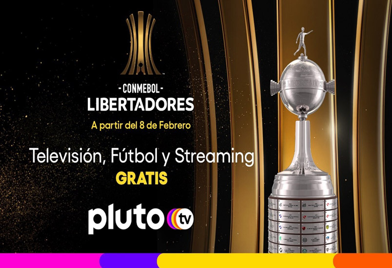 Más partidos de la CONMEBOL Libertadores gratis por Pluto TV