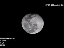 Canon tomar fotos increíbles de la luna