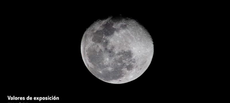 Canon tomar fotos increíbles de la luna