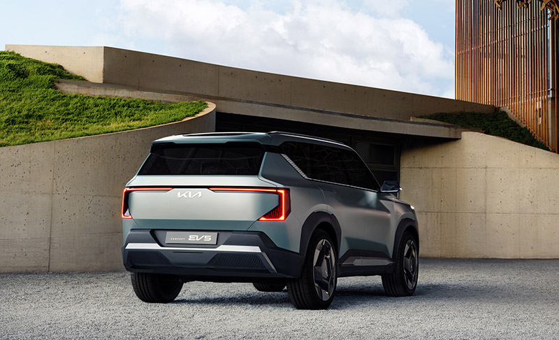 Kia Concept EV5 trasera