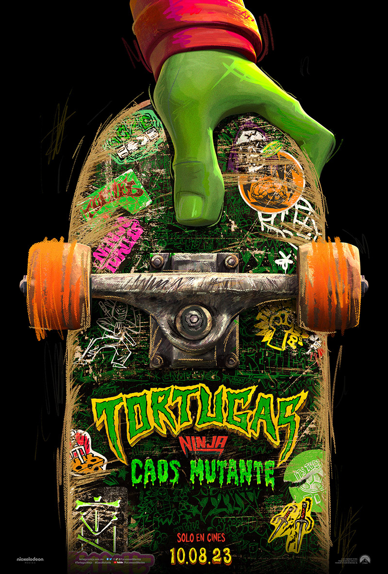 Tortugas Ninja Caos Mutante poster marzo 2023