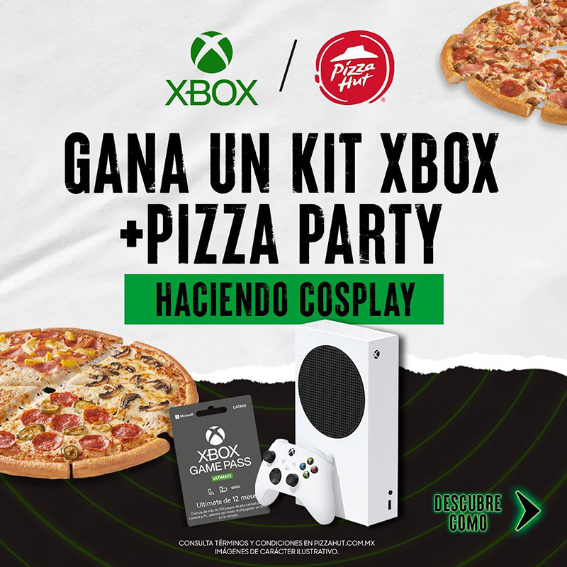 Kit Xbox + Pizza Hut Party