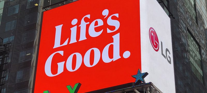 LG Electronics identidad de marca 2023