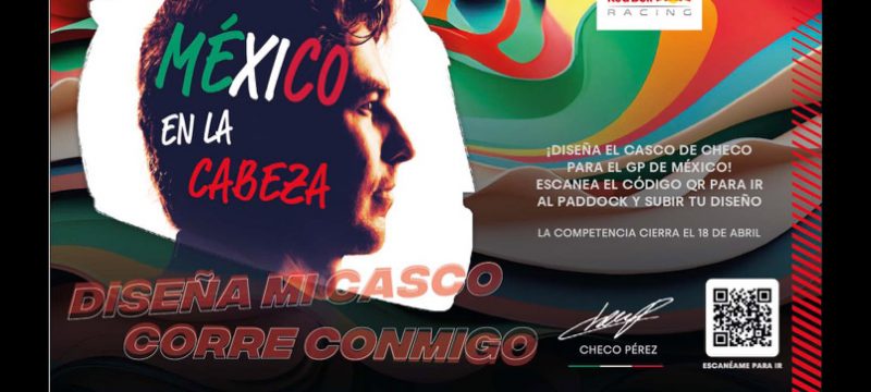 Sergio Checo Pérez casco diseno 2023