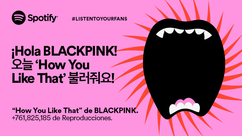 Spotify Mexico BLACKPINK cartel