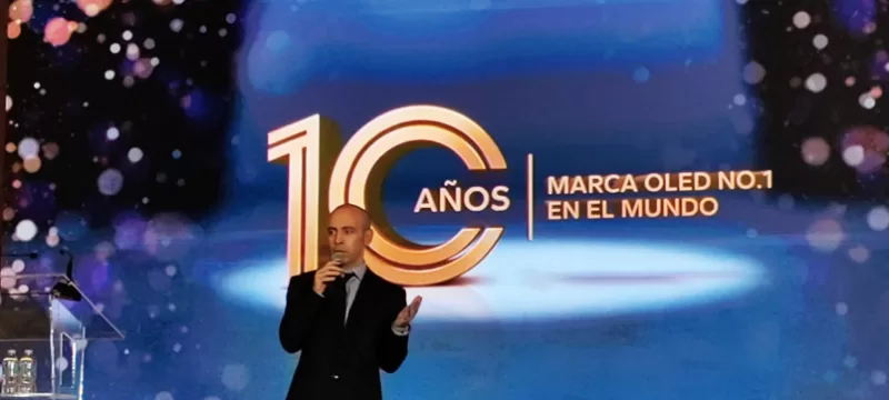 LG OLED 10 anos Mexico