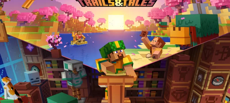 Minecraft Trails & Tales arte