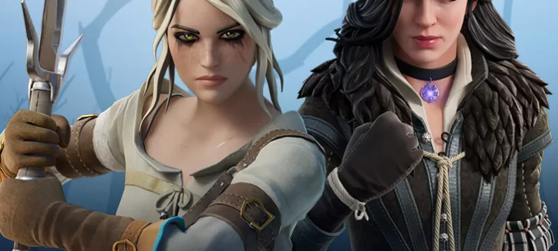 Ciri, la bruja, y Yennefer de Vengerberg Fortnite