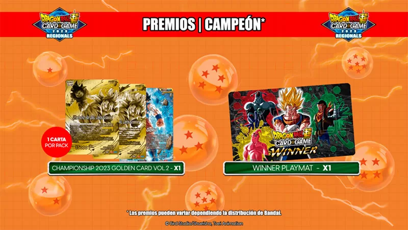 Dragon Ball Super Card Game Championship 2023 llega a México premios