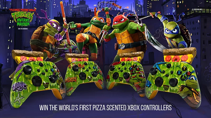 Control Xbox de las Tortugas Ninja Mutant Mayhem sorteo