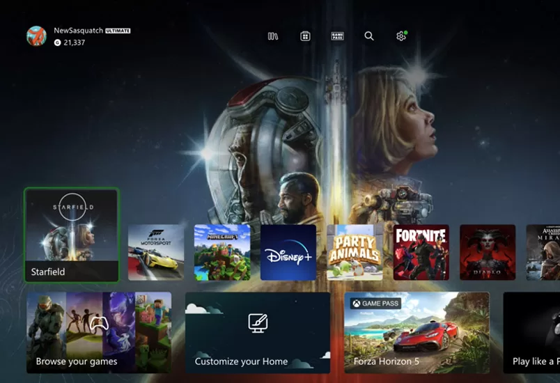 Las características que ofrece la nueva pantalla de Inicio de Xbox
