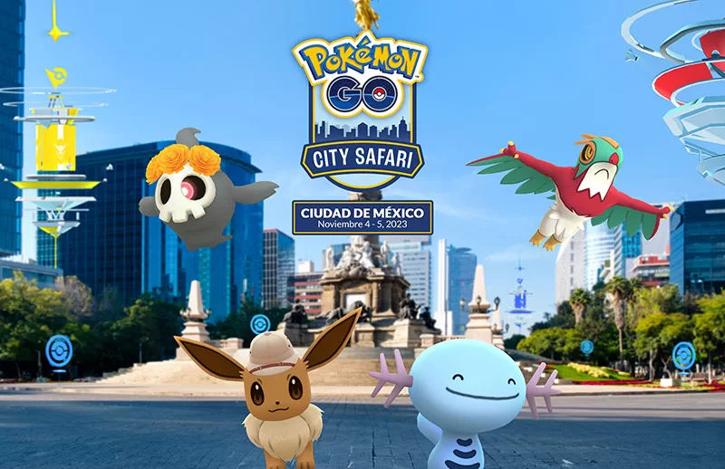 Pokémon GO City Safari llega por primera vez a México