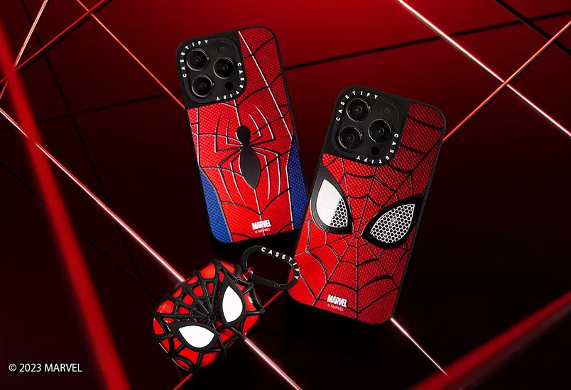Spider-Man x CASETiFY la nueva colección para cuidar tus gadgets