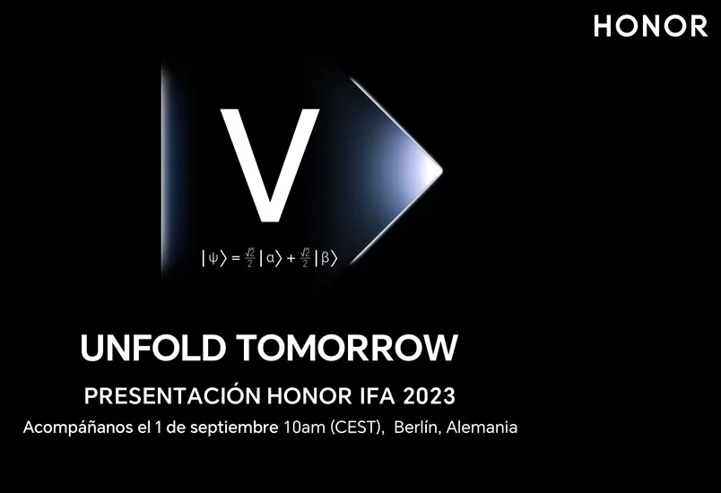 HONOR Unfold Tomorrow será la atracción principal de IFA 2023