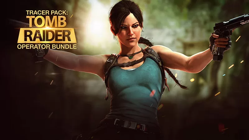 Lara Croft Call of Duty Modern Warfare II y Warzone paquetes