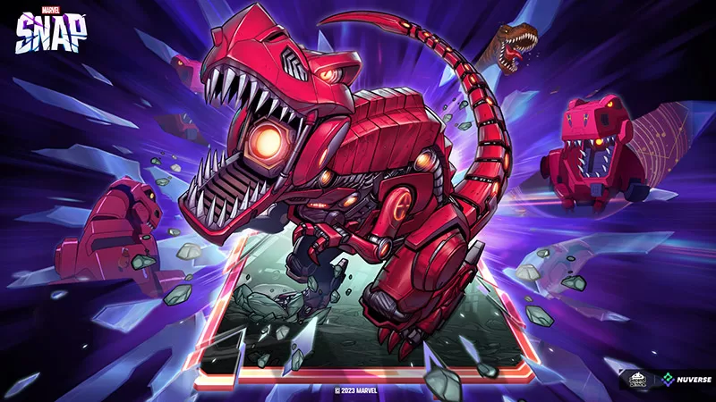 Marvel Snap Dinosaurio Diabólico Mecha