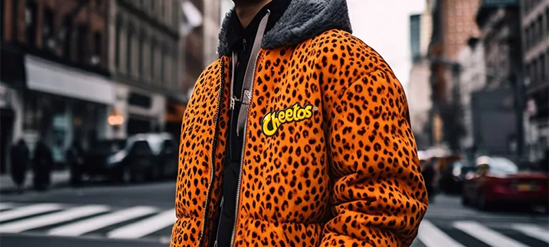 Cheetos Cheesy Verse chamarra