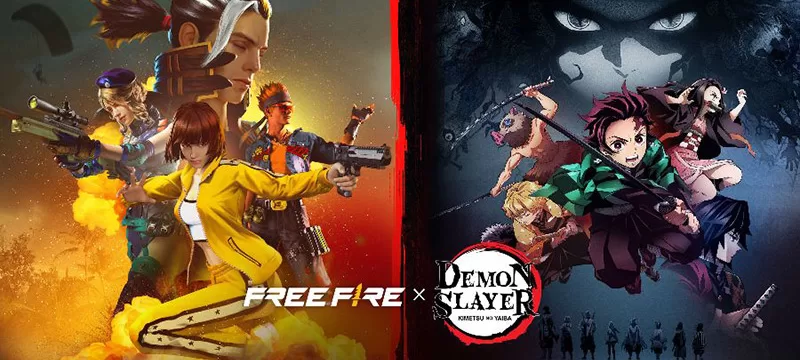 Free Fire x Demon Slayer Kimetsu no Yaiba