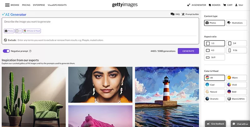 IA Generativa de Getty Images