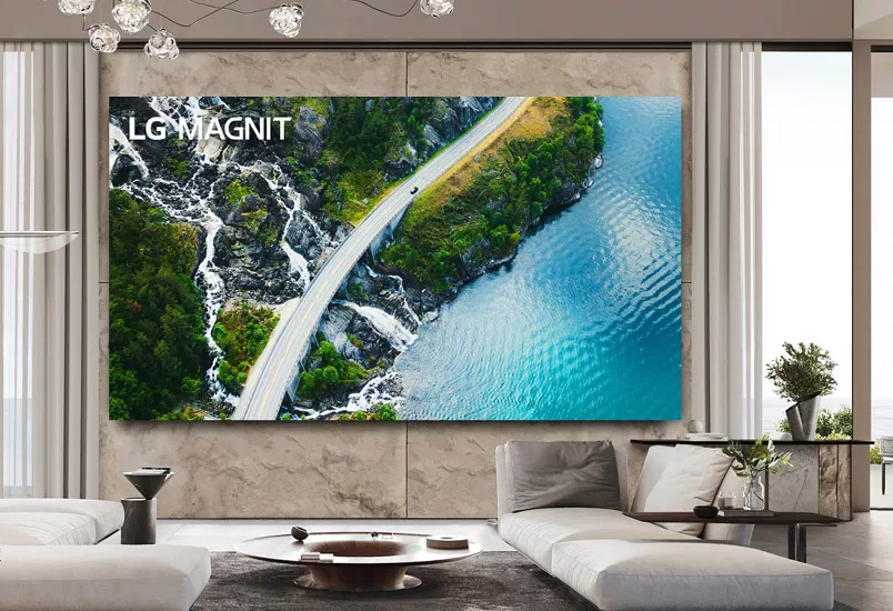 La nueva pantalla LG Micro LED MAGNIT LSAL006 de 118 pulgadas