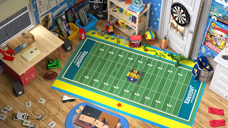 Toy Story Funday Football Atlanta Falcons VS Jacksonville Jaguars