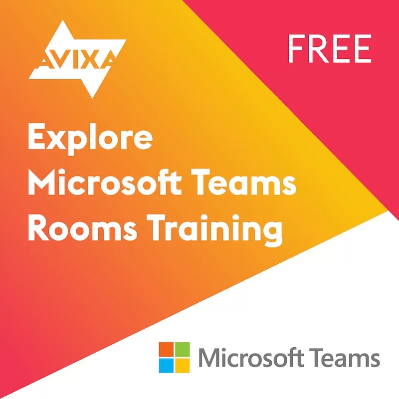 AVIXA Microsoft Teams Rooms cursos