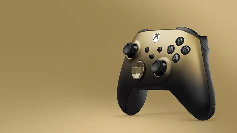 Control Inalámbrico de Xbox Gold Shadow Special Edition precio México
