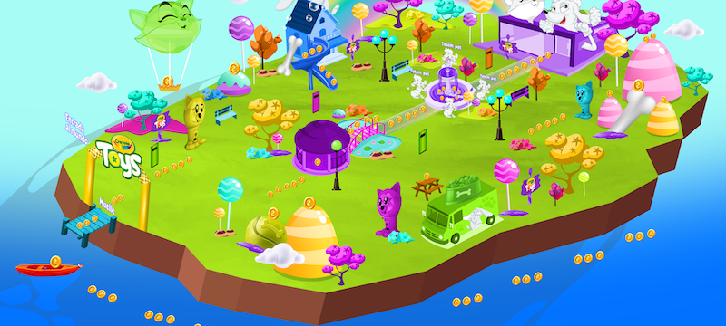 Crayola La emocionante Isla Cotton Candy