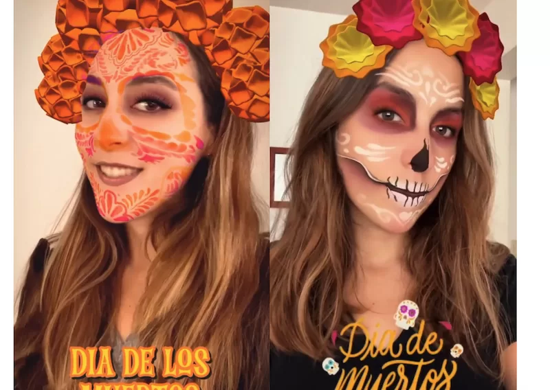 Día de Muertos Snapchat