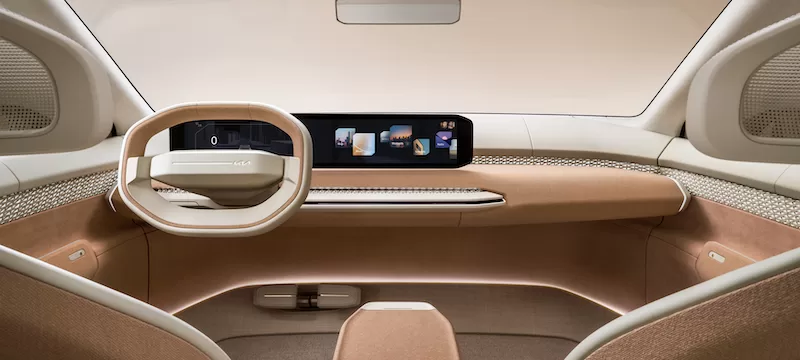 Kia Concept EV4 materiales