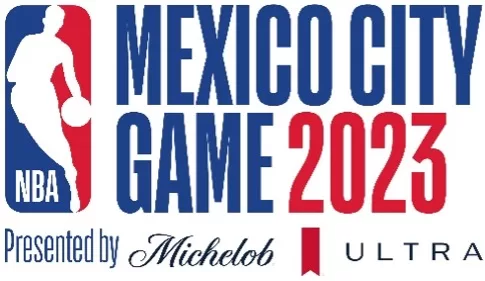 NBA Mexico Game 2023 Michelob Ultra logo