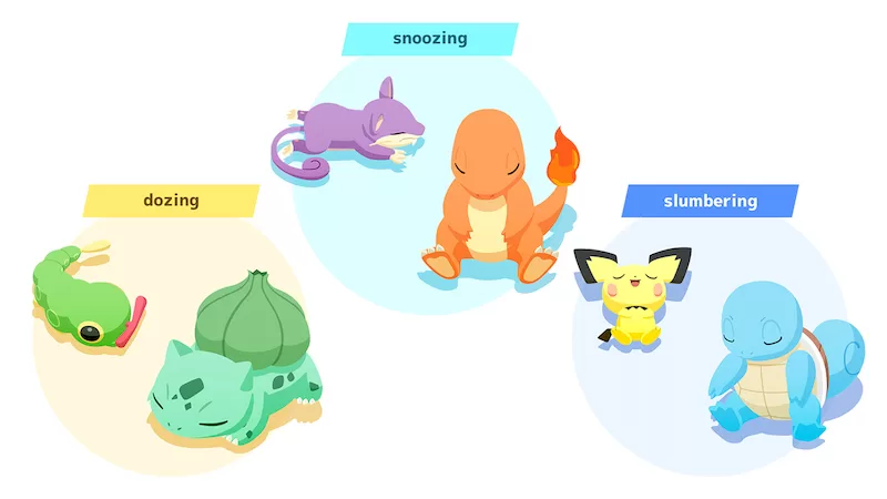 Pokémon Sleep horas de sueño