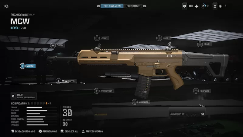modificaiones armas Modern Warfare III