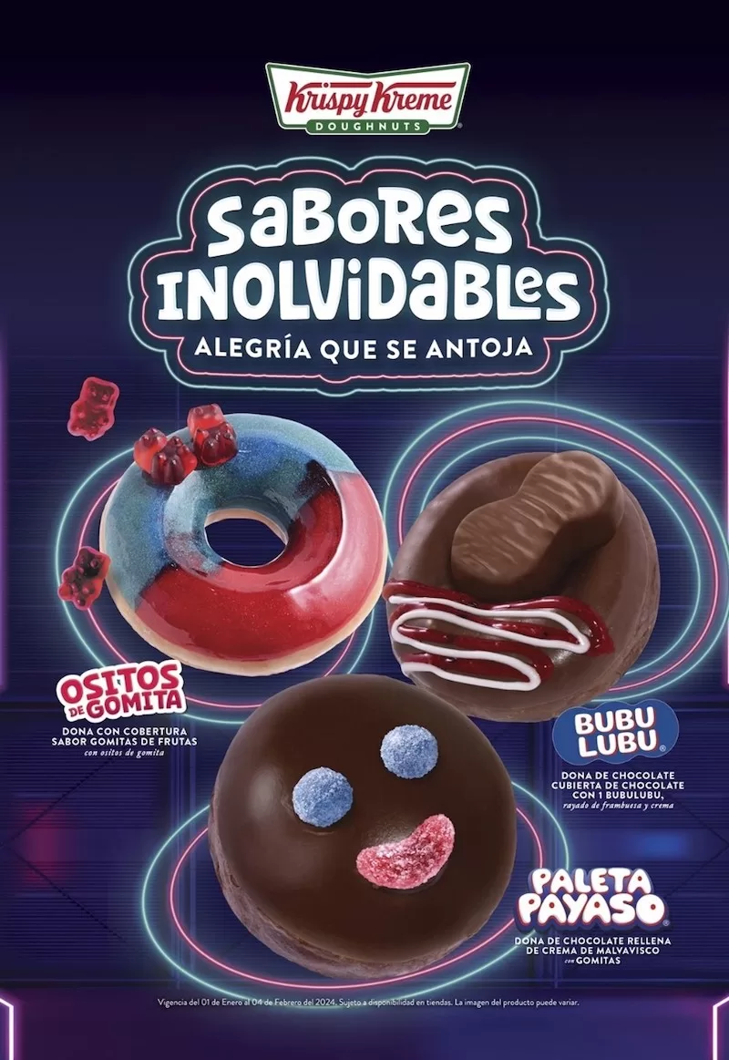 Donas Sabores Inolvidables Krispy Kreme poster