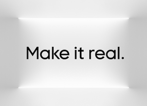 Make it real logo
