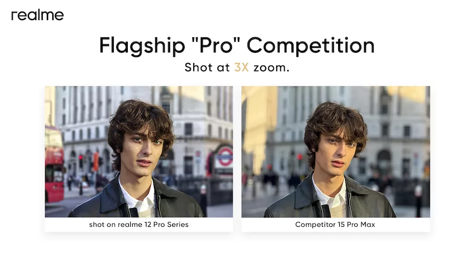 realme 12 Pro teleobjetivo zoom