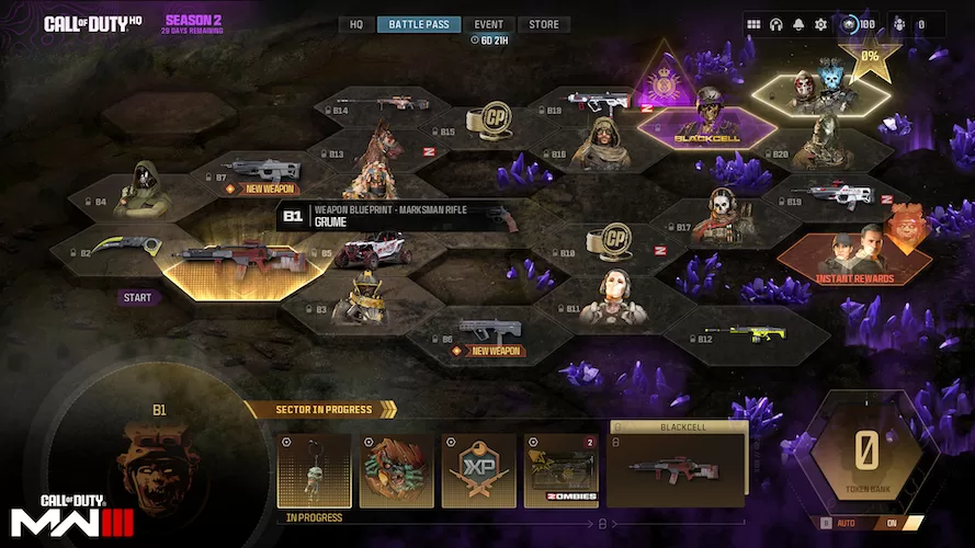 BlackCell Modern Warfare III y Warzone Temporada 2 mapa