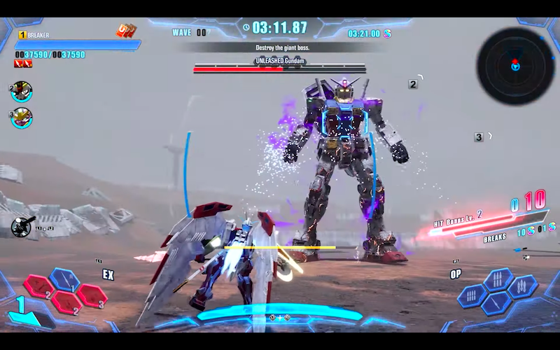 GUNDAM BREAKER 4 modo pelea