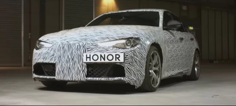 HONOR Eye-Control Car demostracion