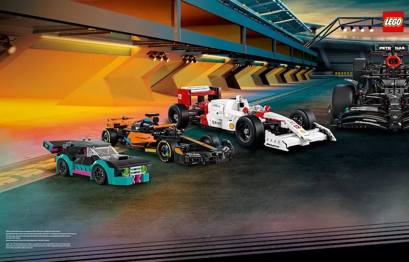 LEGO sets de McLaren, Mercedes-AMG y BMW